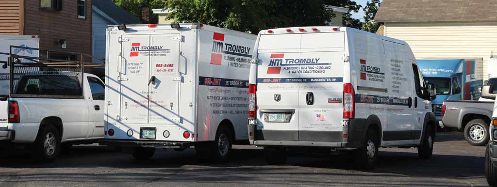 Jim Trombly Plumbing Vehicles